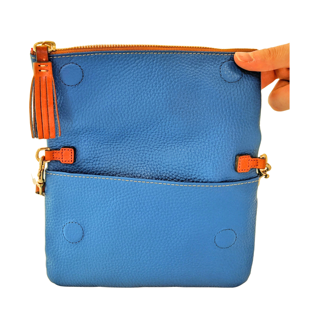Foldover zip discount crossbody bag