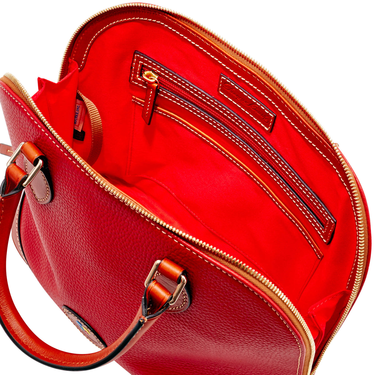zip satchel purse